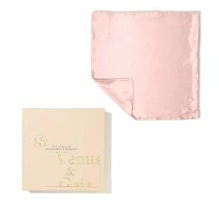 Taie D'Oreiller En Soie Format Carré -L:A Bruket Soldes Venus Gaia Taie Oreiller En Soie Carre Rose Poudree TINY